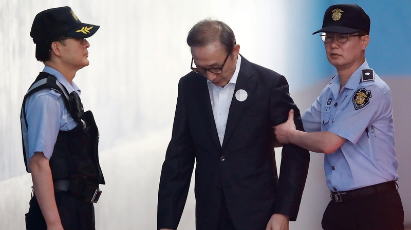 Lee Myung-bak is the fourth former president of South Korea to be jailed