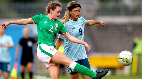 Senior international Heather Payne was on the scoresheet for Ireland