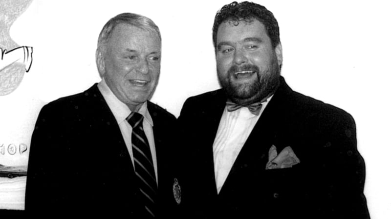 Bottler with Ol' Blue Eyes