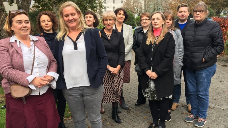 A group of representatives of arts organisations in Galway