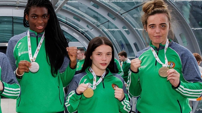 Lauren Kelly (Boxing): The Edenderry middleweight (right) fought at the World Youth Championships during the summer and took European youth bronze earlier this year