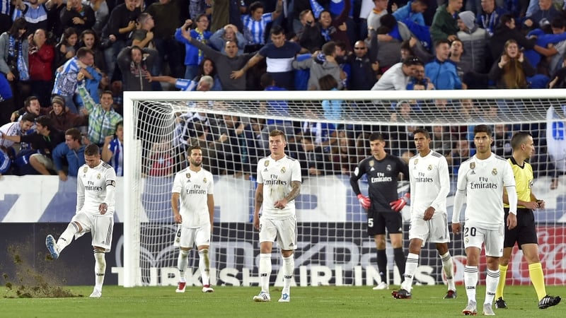 Real Madrid react after conceding