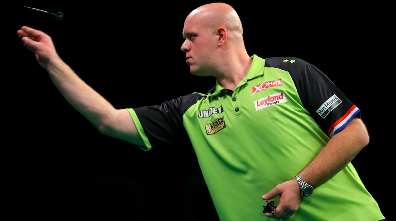 Michael Van Gerwen had too much for Peter Wright