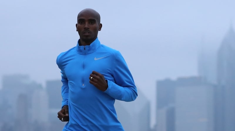 Mo Farah set a new European record