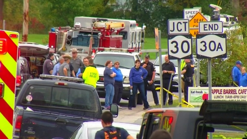 The group in the limo were travelling to a surprise birthday party