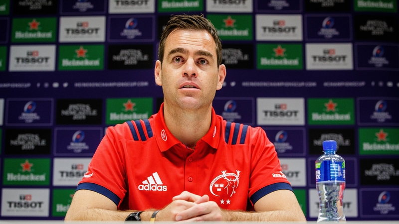 Munster head coach Johann Van Graan.