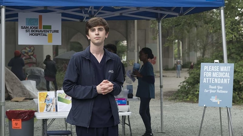 Freddie Highmore in The Good Doctor