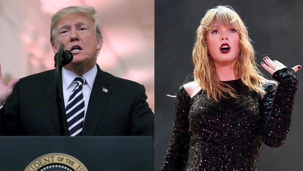 Donald Trump likes Taylor Swift's music "25% less"