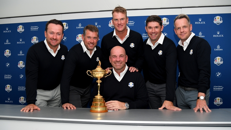 Robert Karlsson and Padraig Harrington were both vice-captains under Thomas Bjorn last year