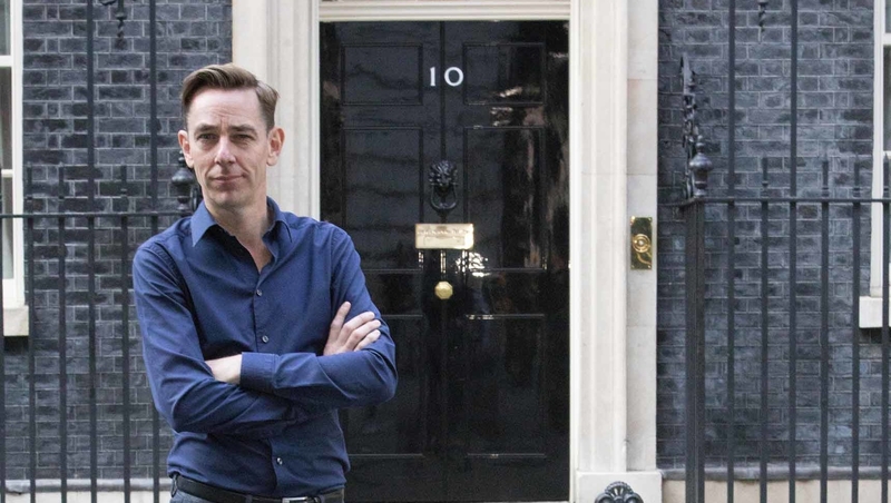 Ryan Tubridy outside No. 10 Downing Street in London ahead of Friday's Late Late Show