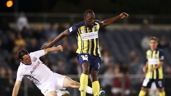 Usain Bolt found the net twice in the second half