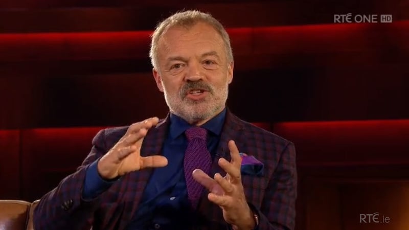 Graham Norton says his default position is "I could always go back to Ireland"