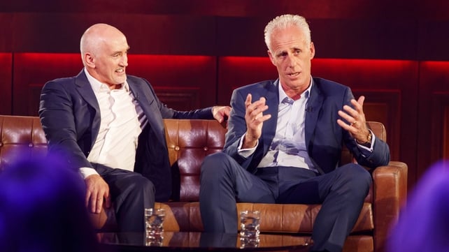 Barry McGuigan and Mick McCarthy
