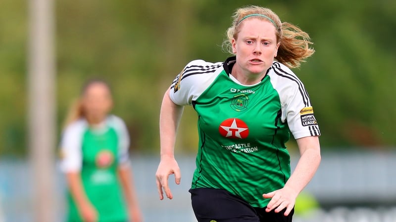 Amber Barrett was on fire for Peamount