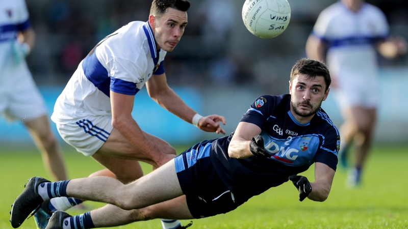 St Jude's Oisin Manning and Shane Carthy of St Vincent's