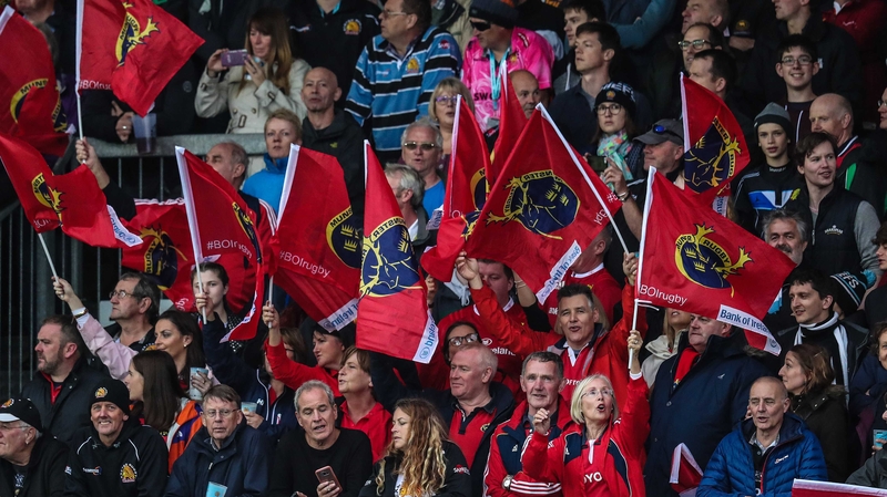 Munster fans were out in force