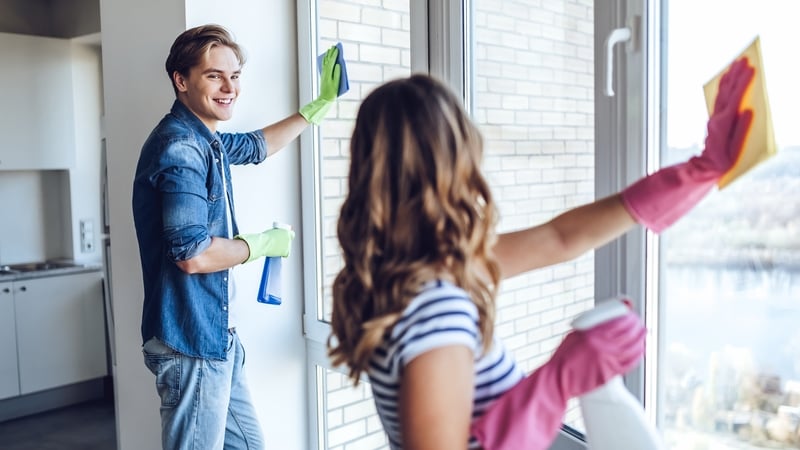 Routine and cleaning as you go are the keys to cleaning, says Sue