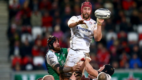 Pete Browne in action for Ulster