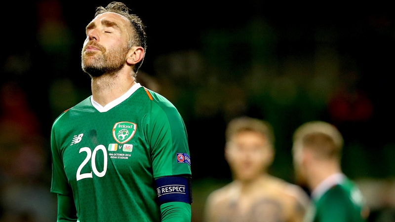 Richard Keogh after Ireland's loss to Wales