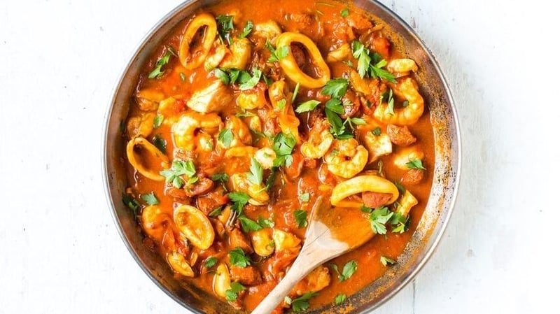 Donal's Chorizo, Fennel & Tomato Fish Stew