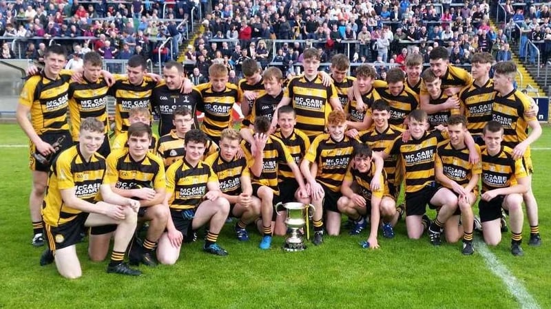 Crosserlough celebrate their 2016 Cavan minor triumph