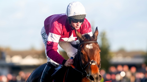 Rachael Blackmore enjoyed an armchair ride on the 8-11 favourite (pictured above with David Mullins onboard)