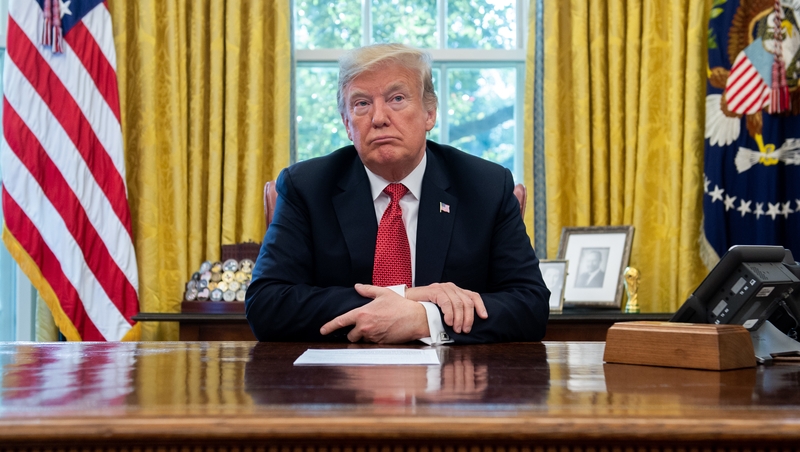 Donald Trump said he would get a full report from Mike Pompeo o the disappearance of Jamal Khashoggi