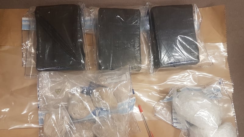 The cocaine and heroin was found during a search in Tallaght