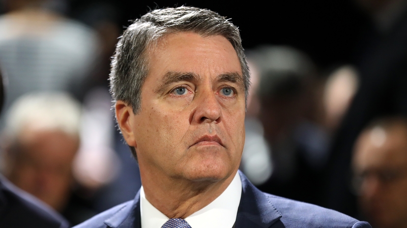 WTO DG Roberto Azevedo says a breakdown in international trade cooperation could knock up to 17% off global trade growth