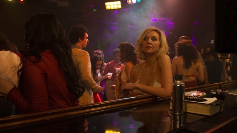 Maggie Gyllenhaal as Candy in a scene from The Deuce. Photo: HBO