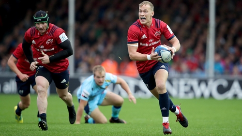 Mike Haley in action against Exeter