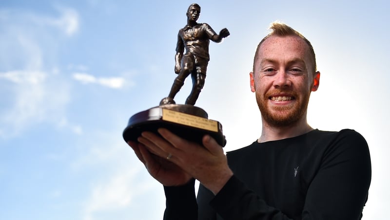 Chris Shields with his trophy