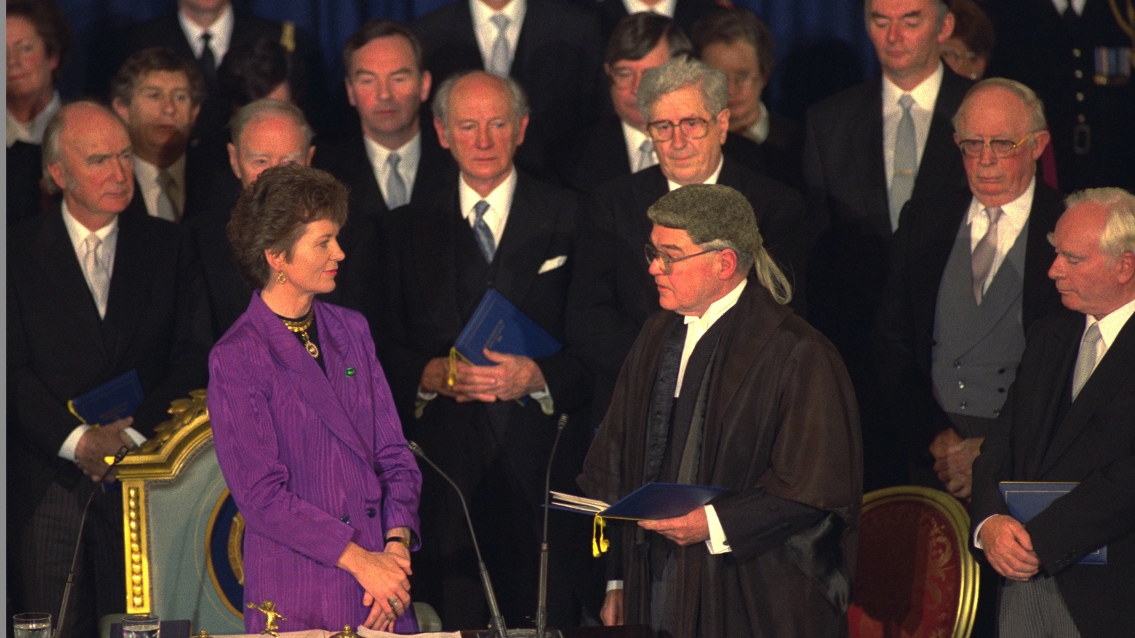 Mary Robinson's inauguration (RTÉ Archives)
