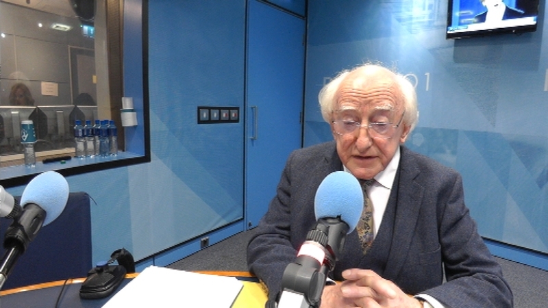 Michael D Higgins was speaking on Today with Sean O'Rourke