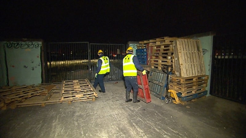 Dublin City Council staff have been carrying out pre-dawn raids