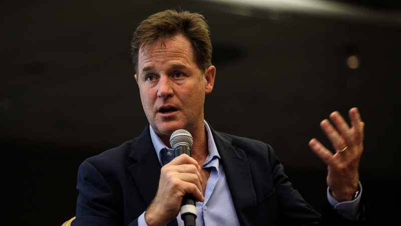 Nick Clegg was the UK's deputy prime minister