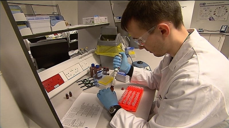 The delegation visited Donegal-based Randox laboratories