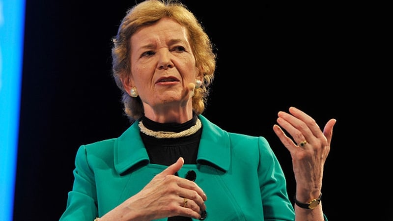 Former president of Ireland Mary Robinson