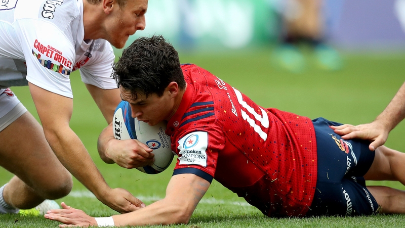 Joey Carbery in action