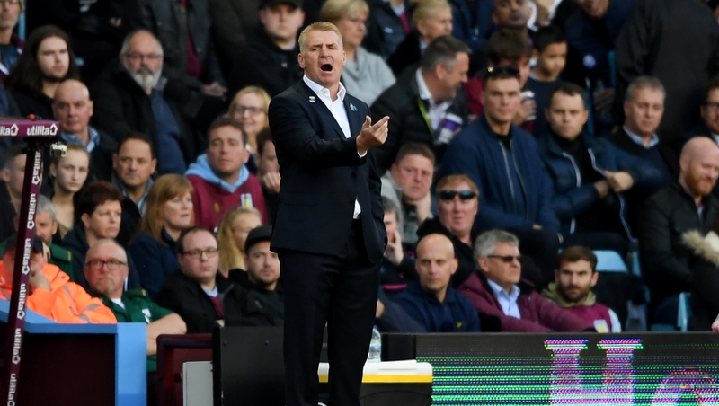 Dean Smith was appointed as Villa manager in October 2018