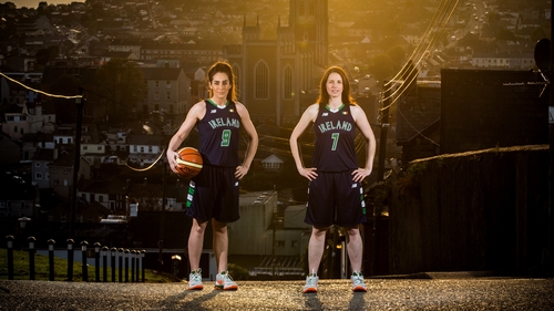 Niamh and Grainne Dwyer led the way for Fr Mathews