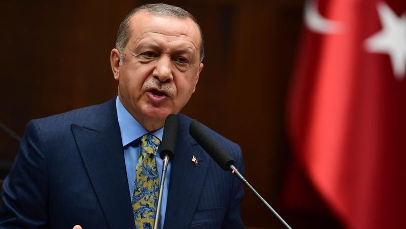 Turkish president Recep Tayyip Erdogan