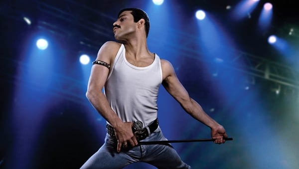 Rami Malek as Freddie Mercury in Bohemian Rhapsody
