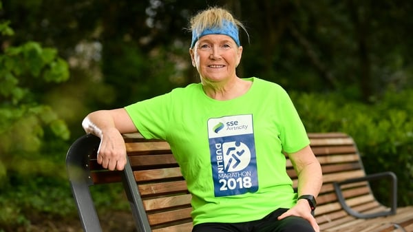Mary Hickey at the launch of the 2018 SSE Airtricity Dublin Marathon