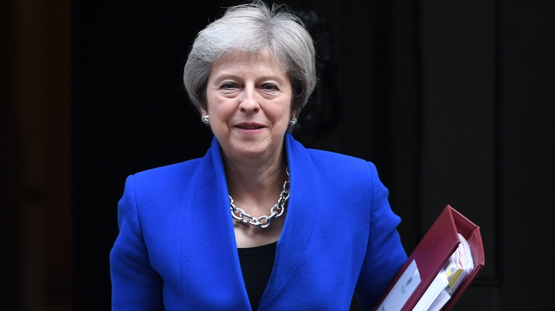 Theresa May said she would never allow a divide between the Northern Ireland and Britain 'to come into force'