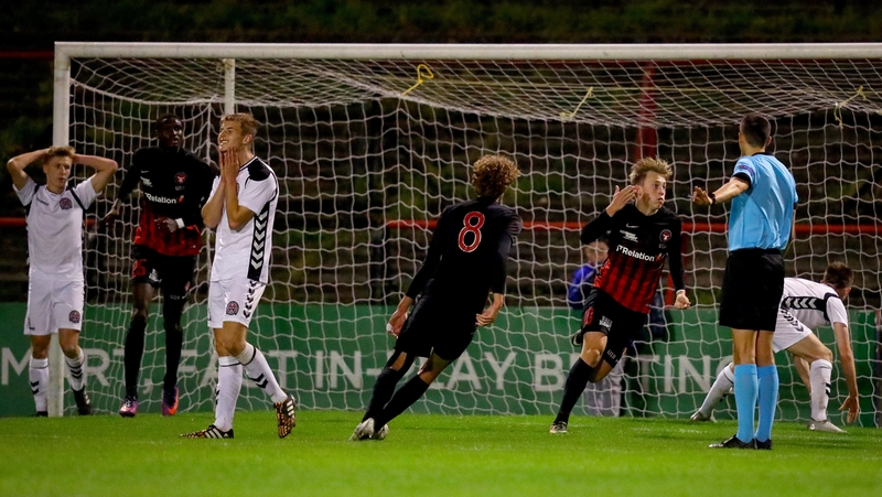 Casper Tengstedt celebrates his goal