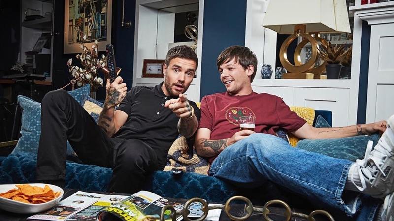 Liam Payne and Louis Tomlinson