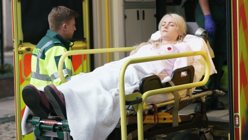 Sinead passes out in the ladies' at work