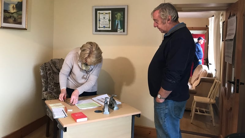 Voting on Oileán Gabhla got under way this morning