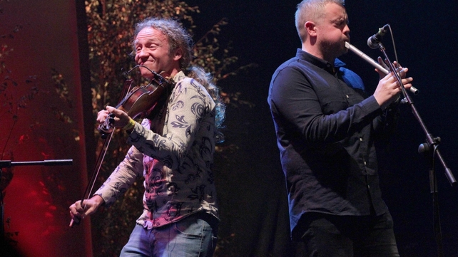 Tola Custy, left, and Allen Doherty RTÉ Radio 1 Folk Awards
